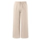 thumbnail image 4 of Pantalones de cintura alta y pierna ancha para mujer - Elástico con cordón, pierna recta cómoda, con bolsillos, 4 of 5