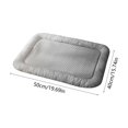 thumbnail image 3 of Dog Cooling Mat Summer Cool Down Pad for Cats and Dogs Breathable Ice Silk Dog Bed Mat Portable Washable Indoor 19.7x15.7in by MPOISVA, 3 of 6