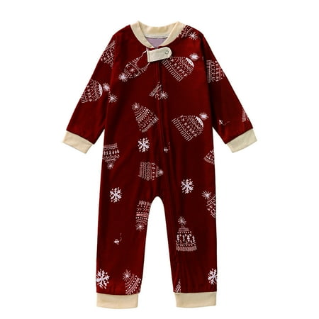 

KEJIG Stylish Toddler Baby Boys Girls Christmas Fashion Cute Snowflake Print Romper Family Parent-child Wear Baby
