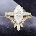 thumbnail image 3 of Jewelerix Marquise Cut Ring 3 CT Moissanite Diamond Engagement Ring Royal Handmade Jewelry Anniversary Promise Ring Gift for Her, 3 of 5
