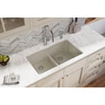thumbnail image 2 of Elkay Quartz Classic 33" x 19" x 10", Equal Double Bowl Undermount Sink with Aqua Divide, Putty, 2 of 2