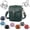 Green, variant on Vintage Leather Crossbody Bag for Women, Wide Opening RFID Anti-Theft Zipper, Messenger Shoulder Purse with Adjustable Strap