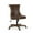 Brown, variant on Noble House Ashlyn Fabric Roll Back Swivel Office Chair, Beige and Natural