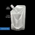 thumbnail image 1 of Bolsa de boca de succión autoportante transparente Bolsa de leche de soja para sopa de ciruelas Bolsa de medicina china Bolsa de bebidas de grado alimenticio para jugo de fruta Bolsa de cerveza para, 1 of 6
