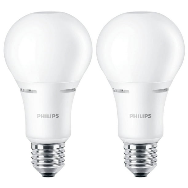 Philips Gradation Économe en Énergie 14W 2700K A21 Blanc 75W LED Ampoule (2 Pack)