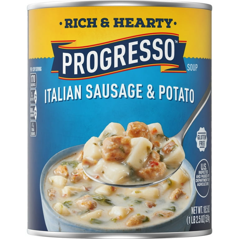 Progresso Italian Sausage and Potato Soup 18.5 oz Canned Soup