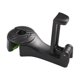 thumbnail image 1 of Gancho de almacenamiento para coche, gancho multifuncional negro para coche, colgador de bolso de puerta, 90 giratorio, Universal, 2 uds., 1 of 5