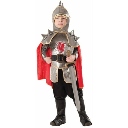 Halloween Child Silver Knight Costume