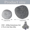 thumbnail image 2 of 10-pack Flat Large Stones For Painting - Aquarium Decoration, Beach Decorative Gravel, Crafts, And Garden Dcor, 2 of 5