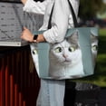 thumbnail image 7 of Pofeuu Funny Cat Print Beach Bag,Waterproof Sandproof Beach Tote Bag, Large Capacity Foldable Beach Bags for Women, 7 of 7