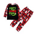 thumbnail image 1 of Pijamas Navideñas Conjunto de 2 piezas a juego Ropa de dormir navideña a cuadros Ropa de hogar para padres e hijos Kuymtek Negro*4-5 años*niño Única para Unisex, 1 of 9