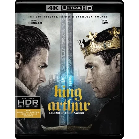 King Arthur - Legend of the Sword 4K UHD Charlie Hunnam NEW