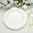 thumbnail image 3 of BalsaCircle 10 White 13" Round Disposable Paper Charger Plates Wedding, 3 of 6