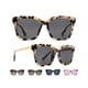 thumbnail image 1 of Gafas de Sol DIFF Bella Cuadradas Grandes en Crema con Estilo Carey para Mujer, 1 of 9
