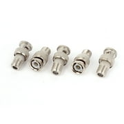 5pcs Coaxial Cable  Connector F Female Jack to BNC Male Plug Adapter