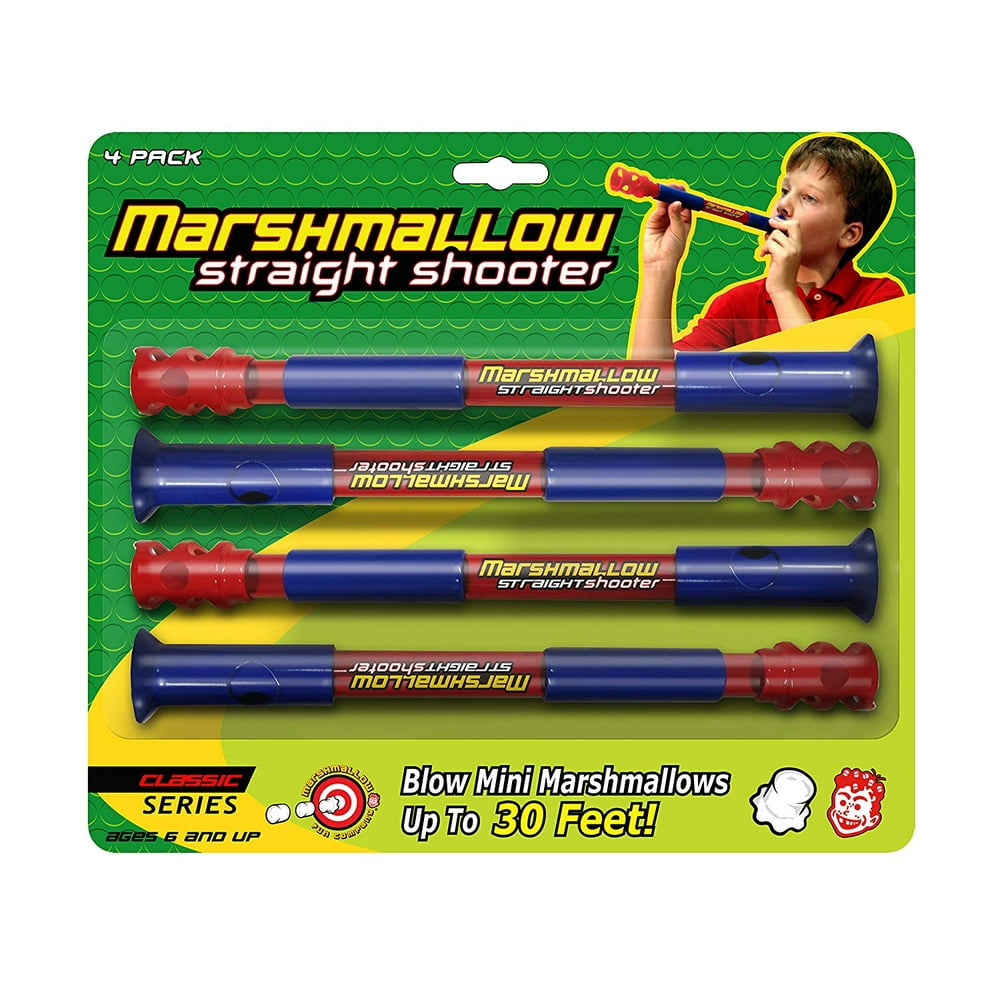 Marshmallow Fun Classic Straight Shooter (4Pack)
