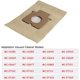 thumbnail image 5 of Xiao Hua Repuestos para aspiradoras, 10 bolsas universales de papel para aspiradoras MC-CG381, MC-CG383, MC-CG463, MC-CG665 y MC-E7101., 5 of 5