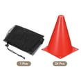 thumbnail image 3 of Unique Bargains 7' Plastic Soccer Cones Field Markers for Agility Sport Training Red 24 Pack, 3 of 6