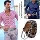 thumbnail image 4 of 1 Uds. Cinturón elástico para hombre y mujer, cinturón de lona universal, pantalones tejidos elásticos, cinturón con hebilla, 4 of 5