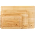 thumbnail image 2 of 3 Piece Ginsu Bamboo Cutting Board Chopping Board Set, 2 of 2