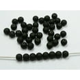 thumbnail image 5 of U8MO 1000 Matte Neon Black Color Acrylic Round Beads 8mm(0.32") Rubber Tone, 5 of 6