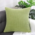 thumbnail image 2 of Unique Bargains Housse de Coussin Décorative en Velours Côtelé Doux Rayé, 2 of 9
