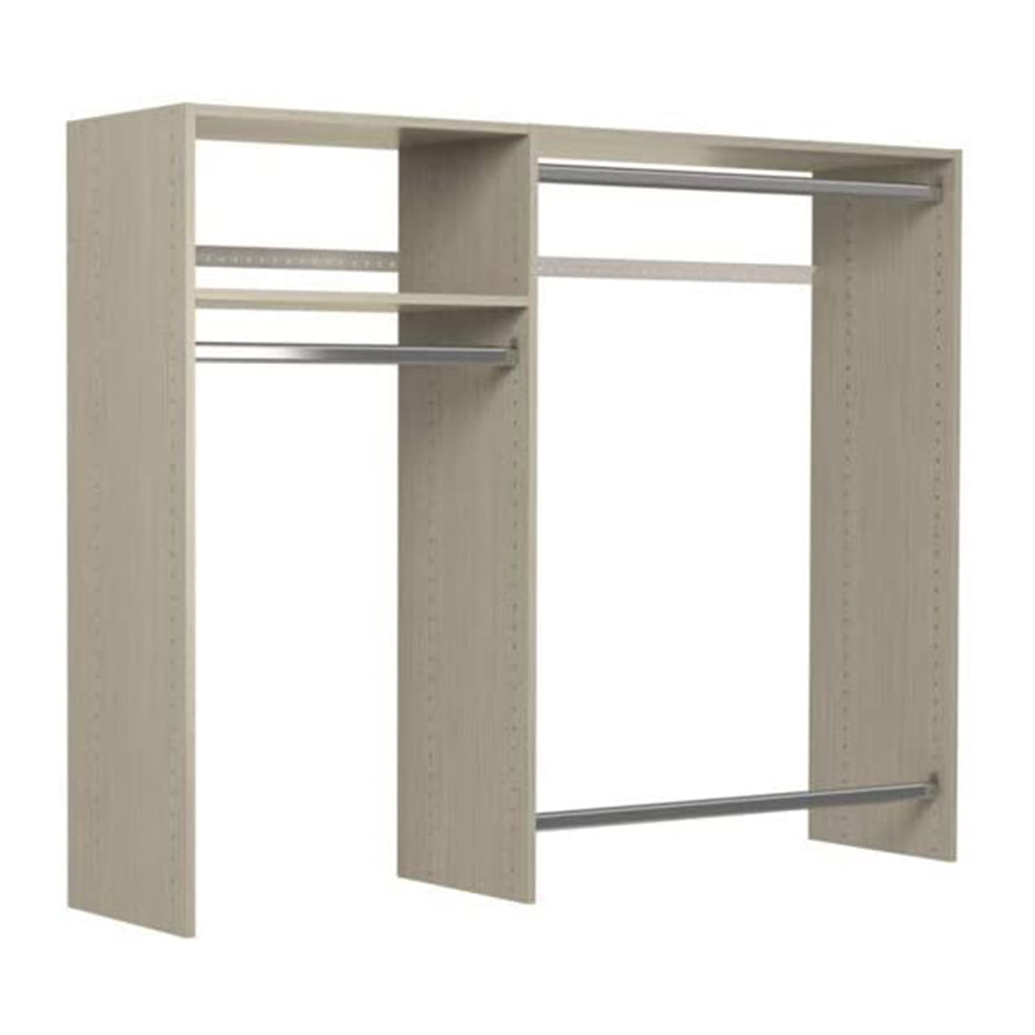 Evelots Wood Shelf Divider/Separator-Closet/Office-New Extra Steel Bracket-Set/4