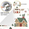 thumbnail image 2 of Yayeee Dish Drying Mat for Kitchen Counter 18"x24" Microfiber Absorbent Pad, Brown Christmas House, 2 of 7