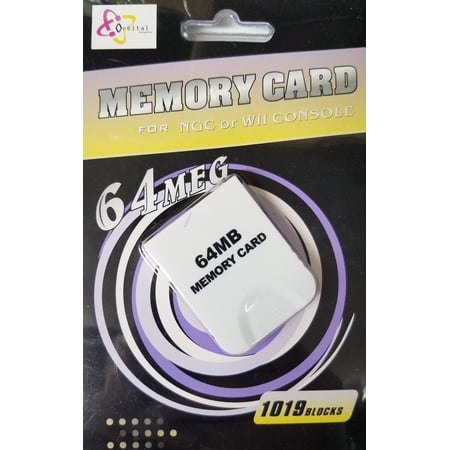 64 MB Nintendo Wii or GameCube Memory Card