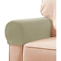 Stretch Armrest Spandex Arm Covers for Chairs Couch Armchair Slipcovers for Recliner Sofa with Twist Pins 2pcs