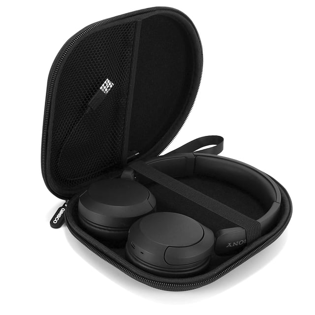 Funda rígida Ginsco para auriculares JBL Tune 510BT, color negro