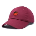 thumbnail image 5 of Dalix Tomato Embroidered Cap Cotton Baseball Cute Cool Dad Hat Womens in Maroon, 5 of 5