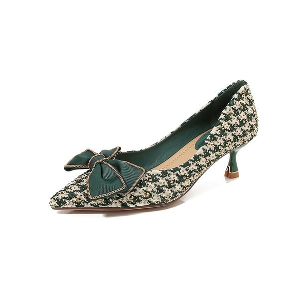 Kitten heel top formal shoes