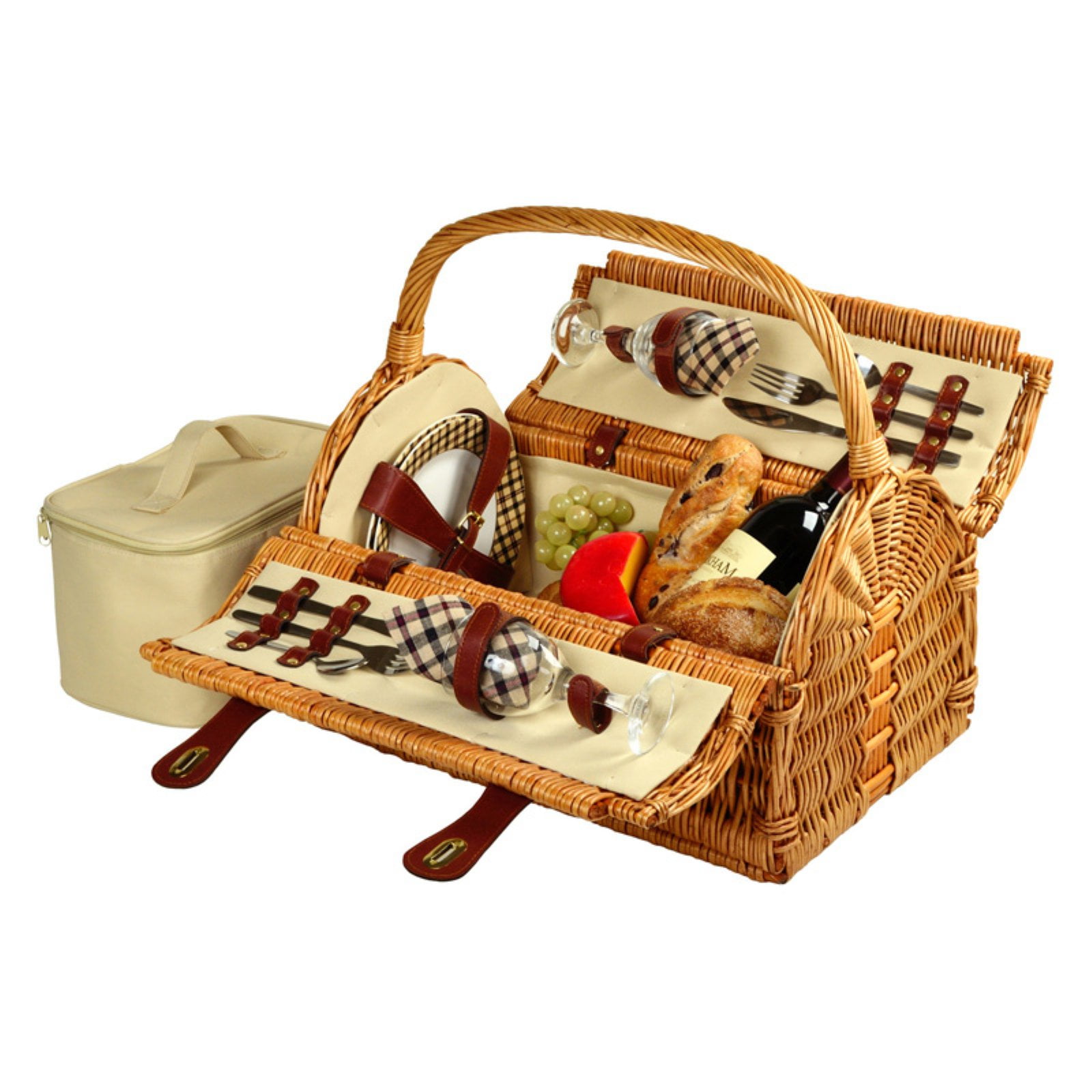 Picnic at Ascot Sussex Picnic Basket with Service for 2 (709)