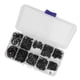 thumbnail image 5 of Arandela De Circlip E, Fijación Firme Duradera 580 Piezas De Alta Dureza Tipo E Capacidad De Carga De Arandela Con Caja De Almacenamiento Para Maquinaria ANGGREK Negro, 5 of 8