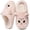 Pink, variant on Women's Cute Fuzzy Slippers Comfort Faux Fur Memory Foam Non-Slip House Slippers for Women