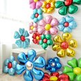 thumbnail image 5 of Globo de aluminio con forma de flor, margarita, rosa, varias flores, globos, decoración para bodas, cumpleaños, fiestas, San Valentín, 5 of 5
