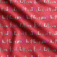 thumbnail image 1 of Soimoi Llama Alpaca Print,Cotton Cambric, Quilting Fabric Sold by The Yard 42 Inch Wide, Medium Weight Cotton Fabric, SewingSupplies,Red, 1 of 5