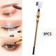 thumbnail image 2 of Cepillo y peine para cejas de doble cabeza, cepillo para cejas en ángulo, perfilador, doble ceja dorado Yuyangstore Peine del cepillo de cejas, 2 of 8