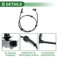 thumbnail image 4 of Unique Bargains ABS Wheel Speed Sensor ABS Sensor Anti-lock Braking System Sensor for Nissan Pathfinder 2013-2020 No.479003JA0A Rear Right, 4 of 7