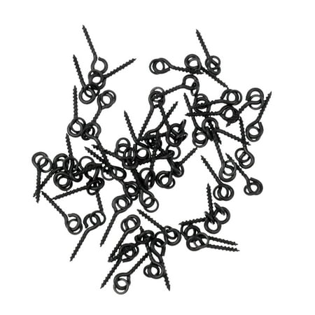

50 Pieces 13mm Carp Boilie Nut s Rigs Fishing Boilies Screw Black