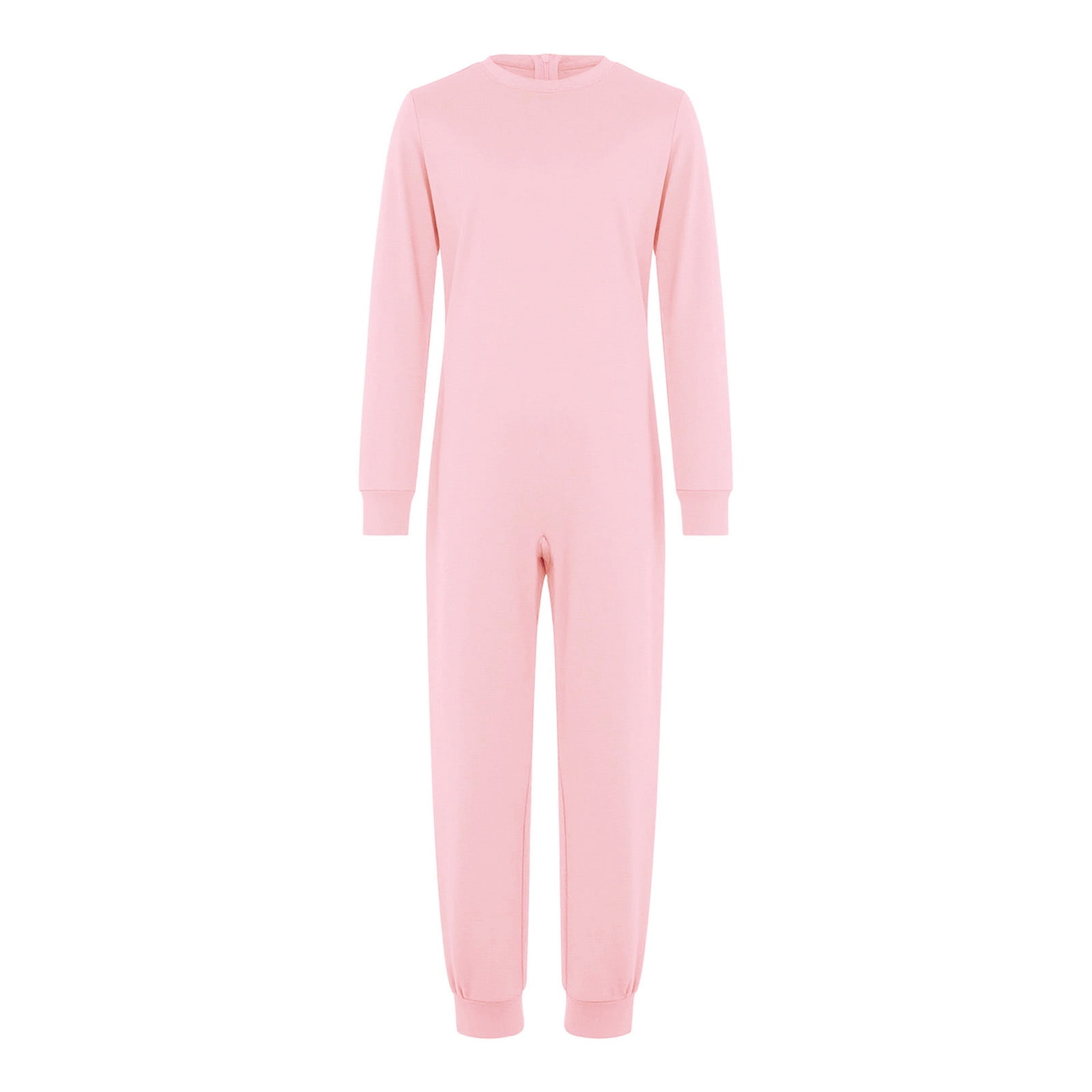 inlzdz Special Needs Adaptive Clothing for Children Cotton Long Sleeve Anti-strip Jumpsuit Onesie Orange Pink 10