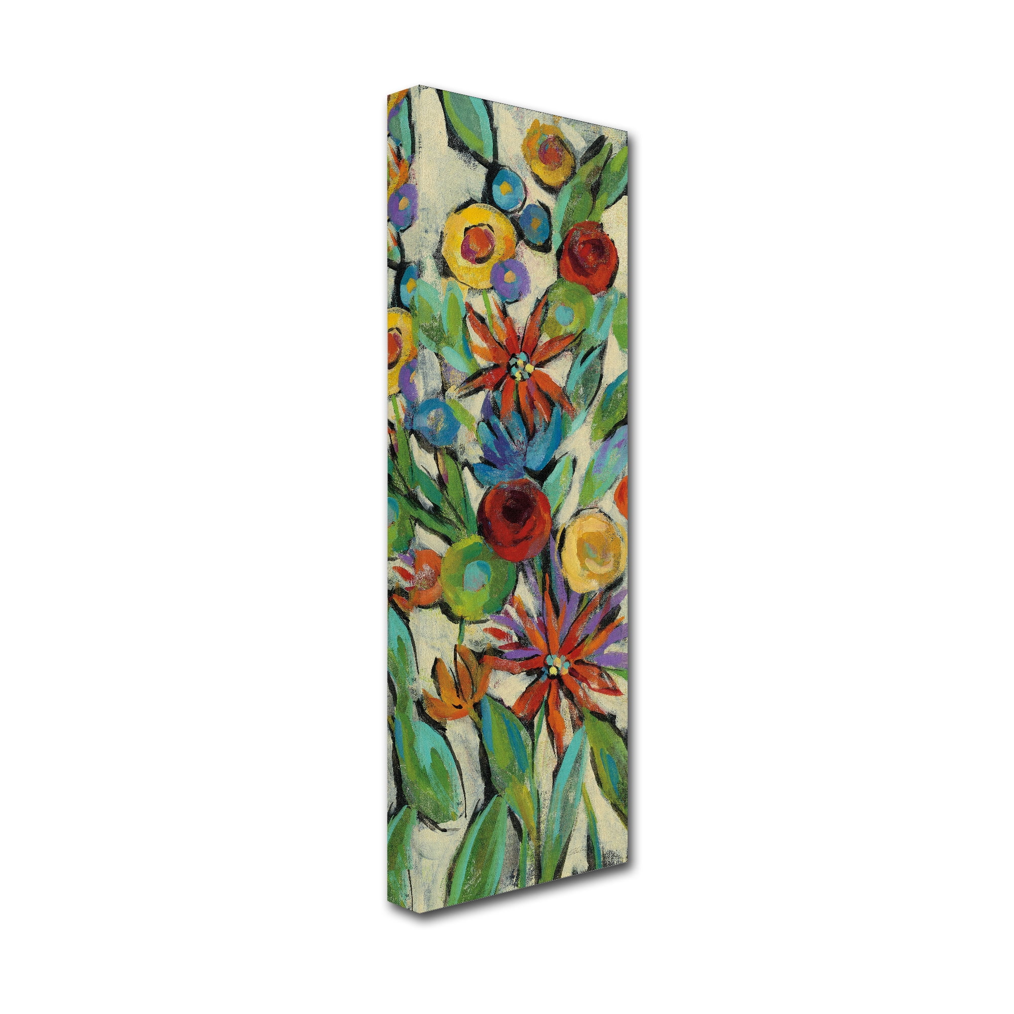 Trademark Fine Art 'Confetti Floral III' Canvas Art by Silvia Vassileva