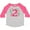Heather and Hot Pink, variant on Inktastic 2nd Birthday 2 Year Old Girls Girls Toddler T-Shirt