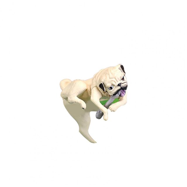 Handmade Cute Dog Resin Ornament Fall-resistant Layout Props For Aquarium Fish Tank Landscaping Decor