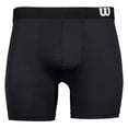 thumbnail image 1 of Bóxer Wilson para Hombre, Ajuste Corto y Liso Negro Talla M, 1 of 4