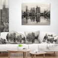 thumbnail image 3 of Designart Singapore Skyline View Panorama - Cityscape Throw Pillow - 18x18, 3 of 4