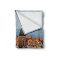 thumbnail image 2 of European Soft Flannel Fleece Throw Blanket, Aerial View on the Old City of Dubrovnik Walls Medieval Croatia European View, Cozy Plush for Indoor and Outdoor Use, 60" x 80", Multicolor, by Ambesonne, 2 of 6