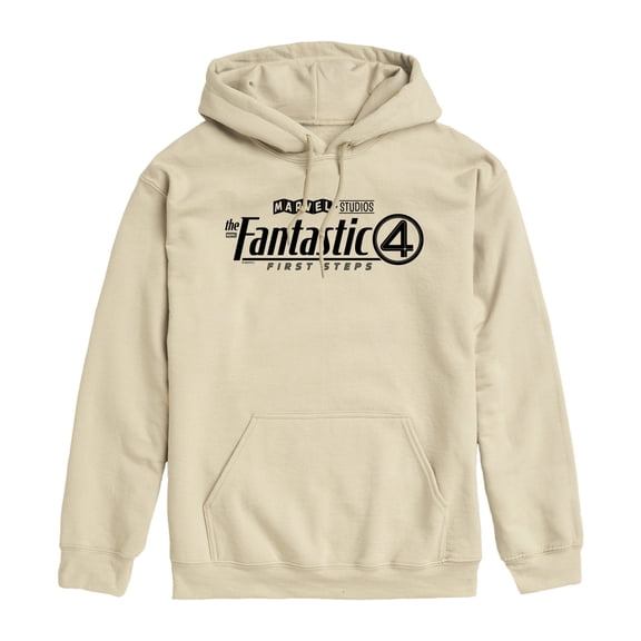 Fantastic Four (2025) - Fantatic Four Logo Black - Men's Fleece Hoodie Sweatshirt