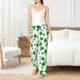 thumbnail image 4 of Balery St Patrick's Day4 Pantalones de pijama para mujer, pijamas ultraligeros, pantalones de estar por casa-3X-Large, 4 of 6